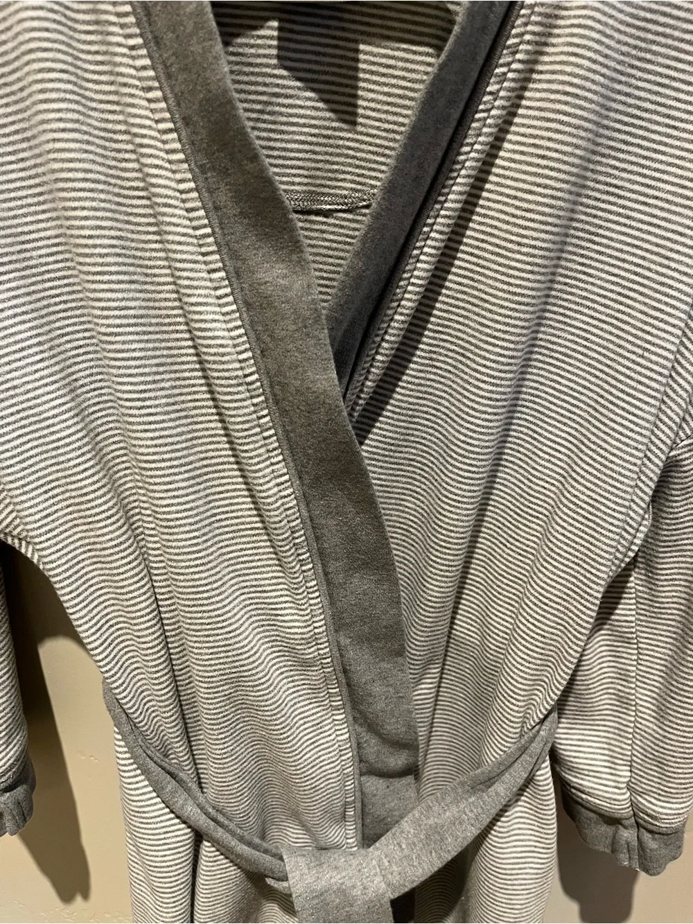 Pottery Barn 100% Organic Cotton Bath Robe XS/S NWOT - Picture 5 of 9